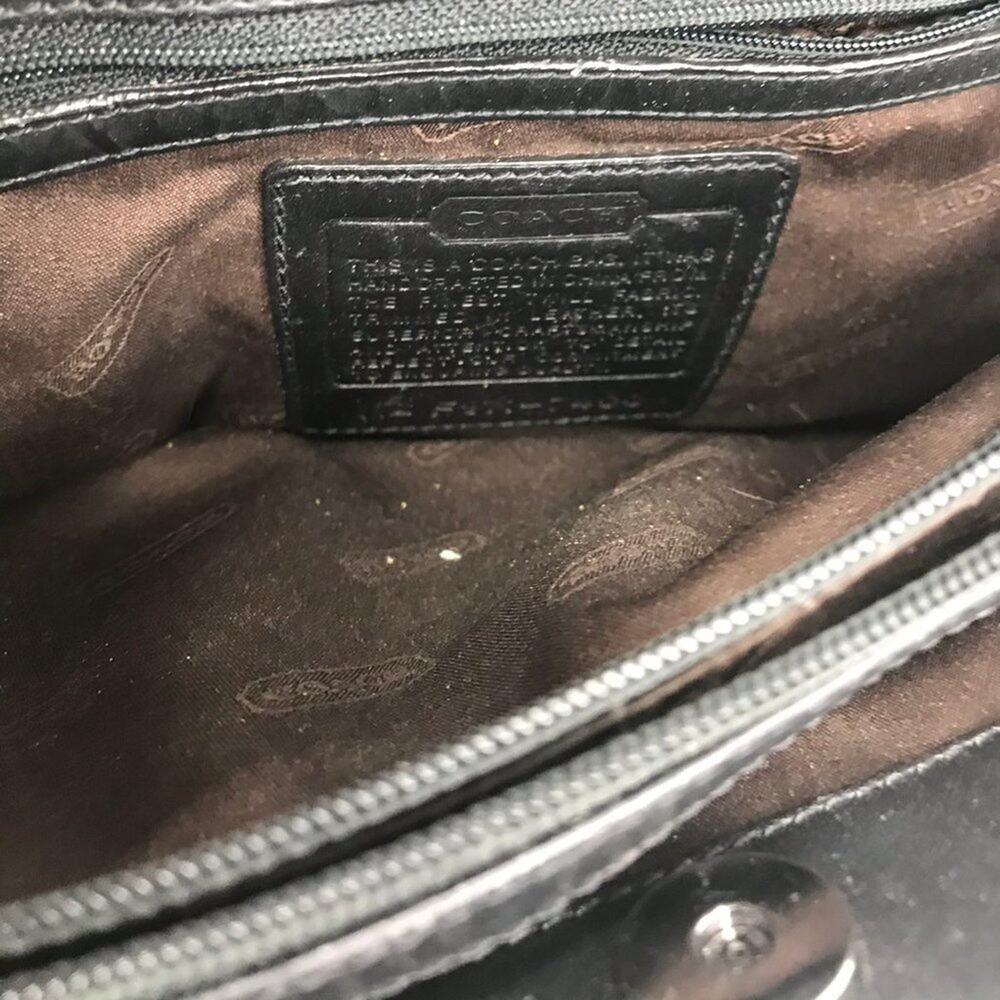 Coach Black Fabric Mini Purse - Picture 7 of 8